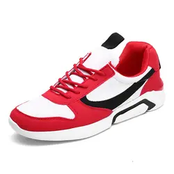 Новый горячий стиль для мужчин кроссовки уличная прогулочная Бег Спортивная обувь кружево до удобная спортивная обувь спортивная