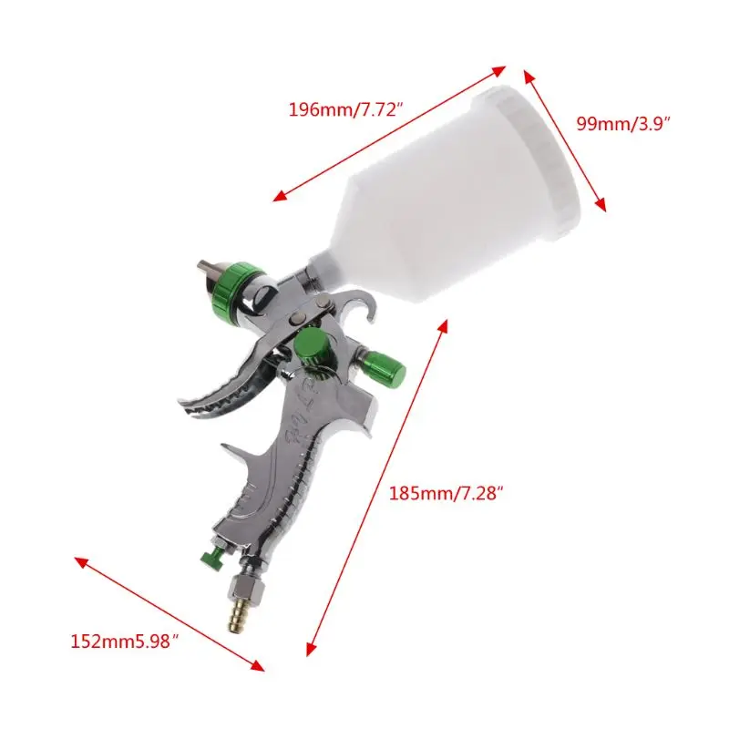 

1.4/1.7/2.0mm G2008 Nozzles HVLP Spray Gun Set Sprinkling Paint Can With High Working Pressure Professional Atomizer For Car Rep