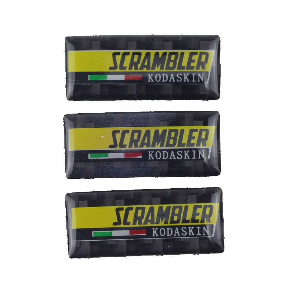 

KODASKIN Motorcycle 3D Real Carbon Shock Absorbers Decal for Ducati Scrambler Full Throttle