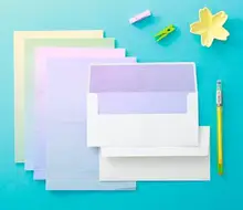 

Custom luxury printed color kraft paper mini envelope