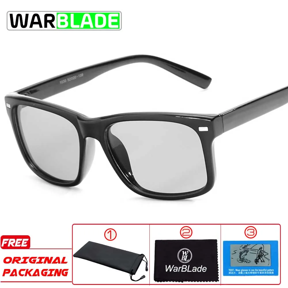 

2018 Cycling Driving Men's Photochromic Polarized Sunglasses Vintage Eyewear for Men Women Coating Points UV400 Male Sun Glasses