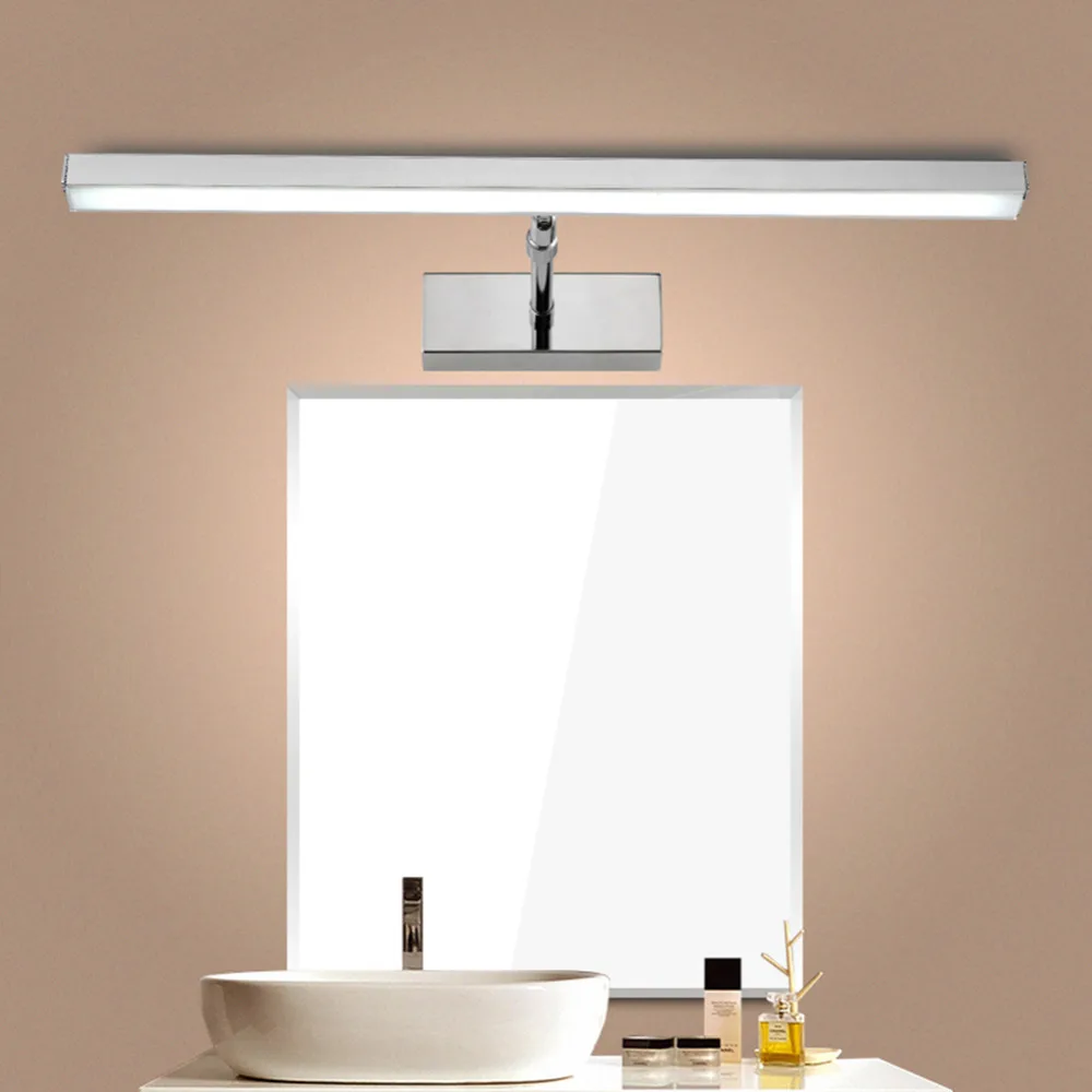  LED Mirror light 6W 8W 40cm 56cm Stainless+Acrylic Modern Decor Lighting Bathroom Lamp Bedroom Foye - 32915882644