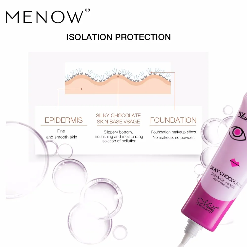 MENOW бренд макияж корректор для лица маска яркое Отбеливание Макияж Primer Base