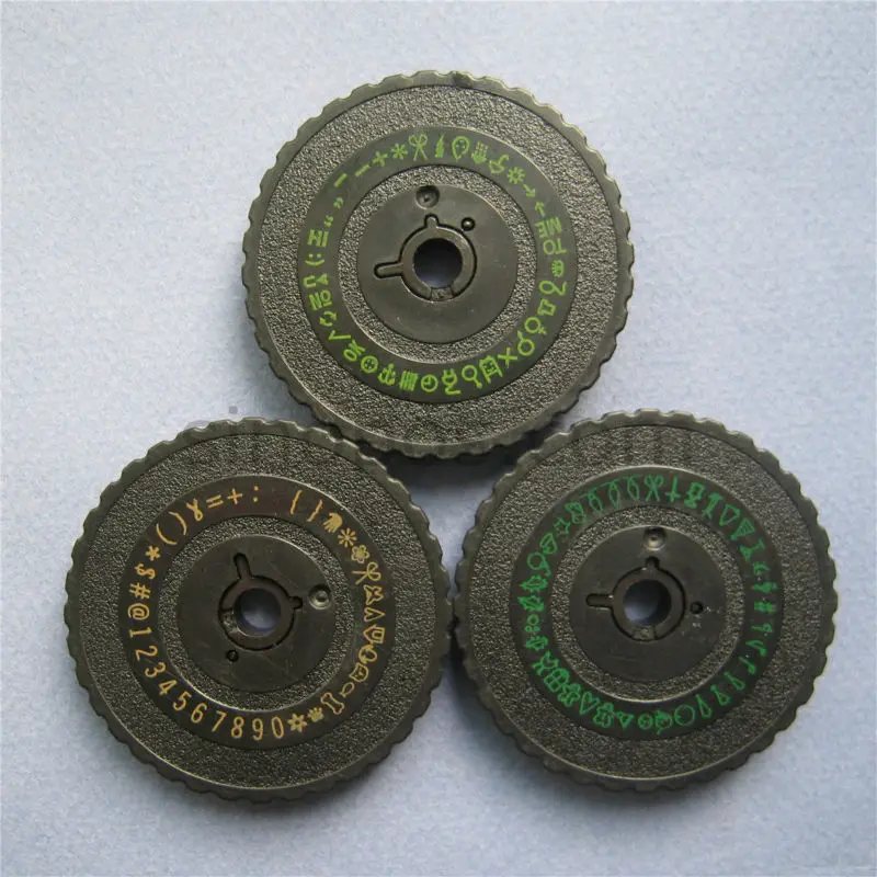 

Font Wheel (holiday, number, spirited icons) for tape writer, scrapbooking, gift Label maker, DIY handmade embosser