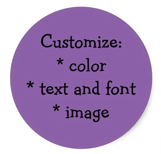 

4cm Custom Printed Round Labels Seal Stickers Circle Handmade Self-Adhesive Sticker