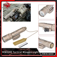 Night Evolution Тактический WMX200 оружие Airsoft фонарь для ружья светодиодный стробоскопический Фонарик ИК свет для 20 мм с креплением для рельсовый прожектор