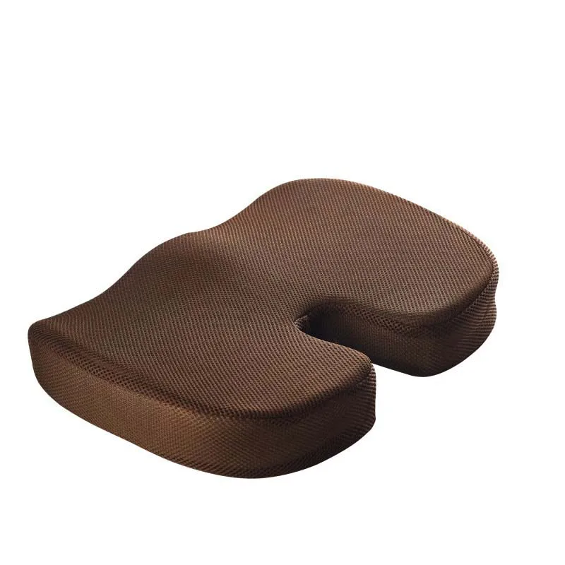 Travel Breathable Seat Cushion Coccyx Orthopedic Memory Foam U Seat Massage Chair Cushion Pad Body Shaping Cushion