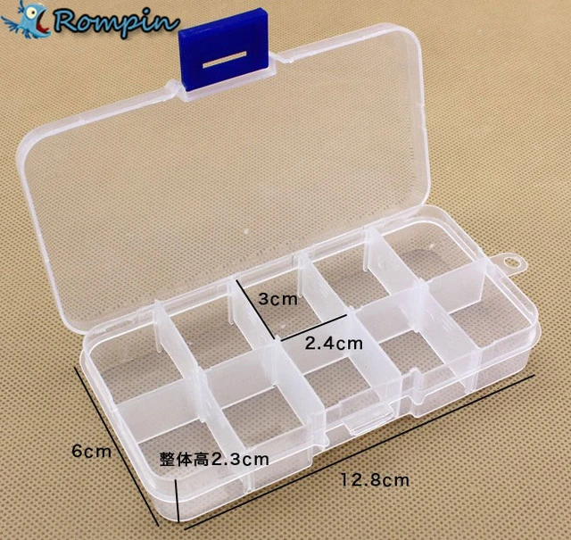 small Plastic Fishing Tackle Boxes Compartments fly fishing hook and lure  box Accesorios - AliExpress