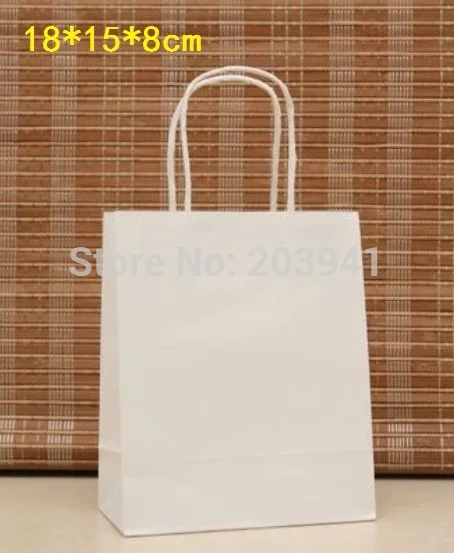 Kraft Paper Bags 25Pcs 5.9X3.14X8.2 Inches Small Paper Gift Bags