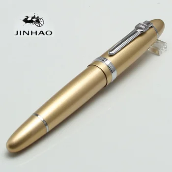 

JINHAO159 Attractive High Quality golden barrel and silver Clip Roller Ball Pen Business & School Supplies