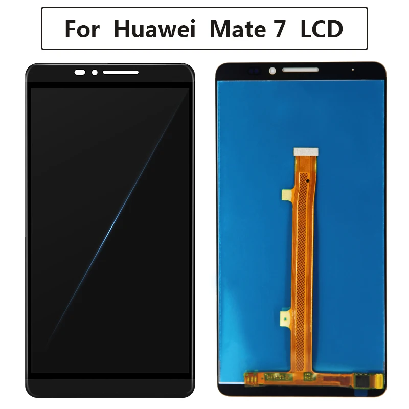 Для Huawei mate 7 ЖК-дисплей сенсорный экран дигитайзер сборка запасные части с рамкой для mate 7 экран дисплея