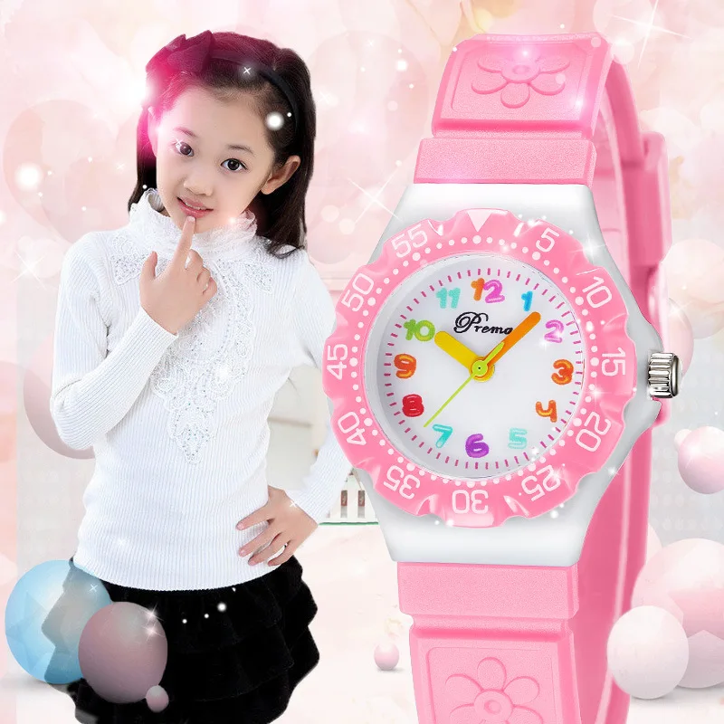 

Prema Brand Children Watch Fashion Watches Quartz Wristwatches Waterproof Kids Clock Boys Girls Students Wrist watches