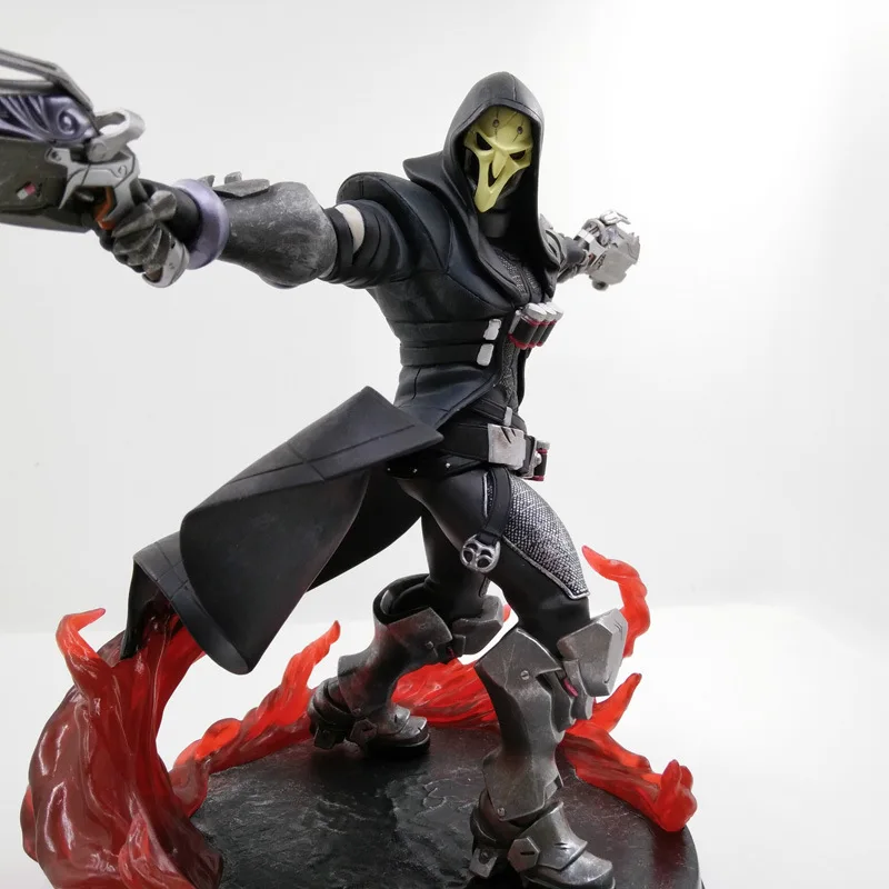 

hot Game OW Azrael Death Reaper Ultimate skill Ripper Action Figure Model Toys Anime Game Doll Toy christmas Gift reaper