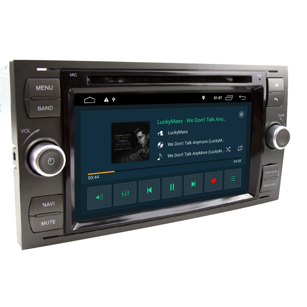 Best Eunavi Android 9.1 Quad core RAM 2G Car DVD GPS Radio stereo For Ford Mondeo S-max Focus C-MAX Galaxy Fiesta Form Fusion PC 2