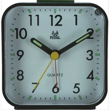 Alarme de viagem analógico alarme silencioso não ticking sons de sinal sonoro ascendente silencioso sem tiquear iluminado sob demanda snooze suave wake