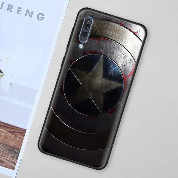 Черный мягкий чехол Marvel с супергероями Мстителями для Samsung Galaxy M30 M10 M20 A50 A70 A40 A10 A20 A30 A60 силиконовый чехол - Цвет: 002