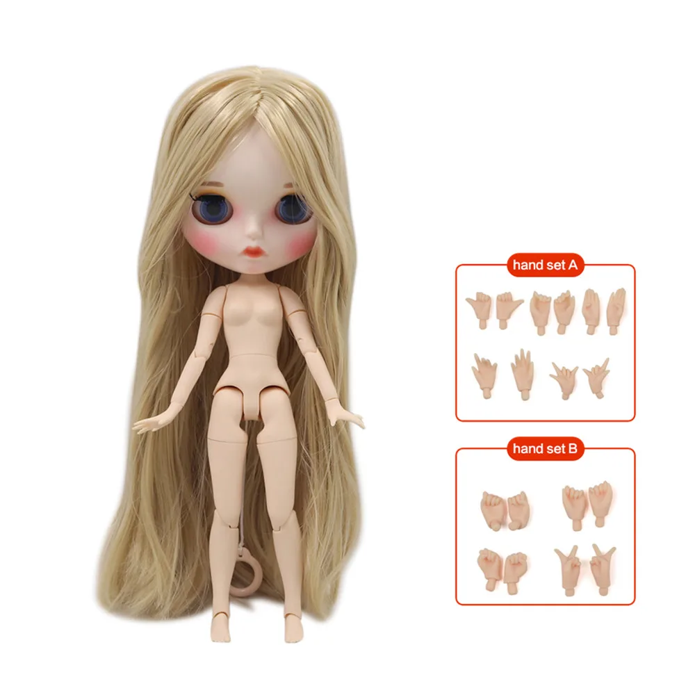 538 ICY factory blyth кукла Обнаженная соединение тела с ручным набором A& B новая матовая Лицевая панель белая кожа модные куклы подарок Специальное предложение - Цвет: 538