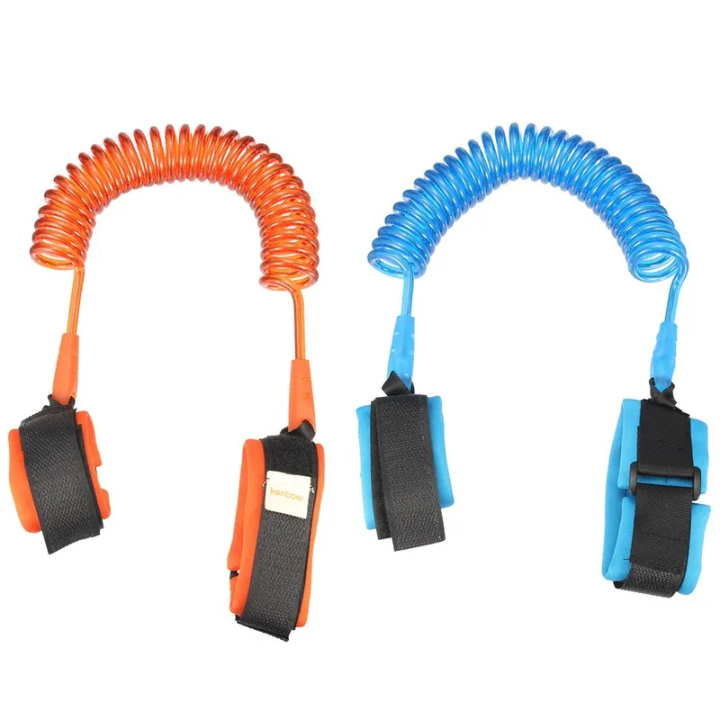 

NEW Safurance PU&Stainless Steel Toddler Baby Kids Safety Harness Hand Belt Anti-lost Walking Strap Wrist Leash