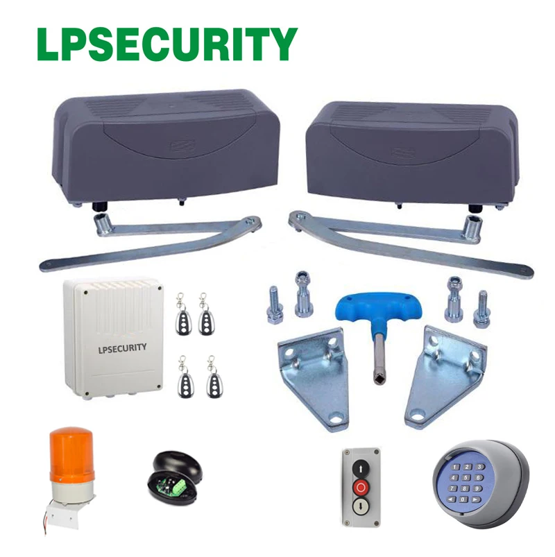 LPSECURITY сверхмощный непрерывный коммерческий шарнирный электрический AC swing