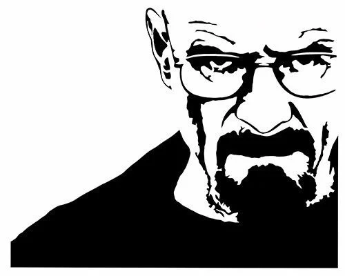 

For Breaking Bad #4 sticker VINYL DECAL Walter White Bryan Cranston Heisenberg Various Sizes