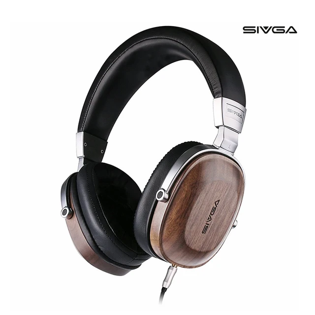 SIVGA SV006 Walnut Wood Headphones Headset Wth Mic Support Button Operation Volume Control For Mobile Phone PC MP3 SIVGA SV006 Walnut Wood Headphones Headset Wth Mic Support Button Operation Volume Control For Mobile Phone PC MP3