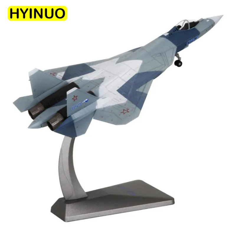 1: 72 Su-57/T-50 сплав 4-го поколения истребитель русская статическая имитация Игрушечная модель самолета статическая модель мемориал