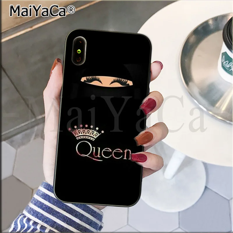 MaiYaCa الحجاب الرسم الأسود عالية الجودة جراب هاتف ل أبل فون 8 7 6 6 ثانية زائد X XS ماكس 5 5 ثانية SE XR الهواتف المحمولة MaiYaCa الحجاب الرسم الأسود عالية الجودة جراب هاتف ل أبل فون 8 7 6 6 ثانية زائد X XS ماكس 5 5 ثانية SE XR الهواتف المحمولة