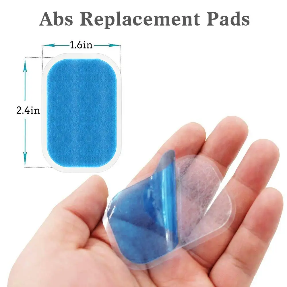 12PCS ABS Hydrogel Pads Gel Sheet Abdominal Muscle Stimulator Trainer Accessories EMS Toning Fitness Gym Home Hydrogel Sticker (6)