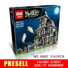 New LEPIN 16007 2141Pcs Monster fighter The haunted house Model set Building Kits Model Minifigure Toys Compatible With 10228