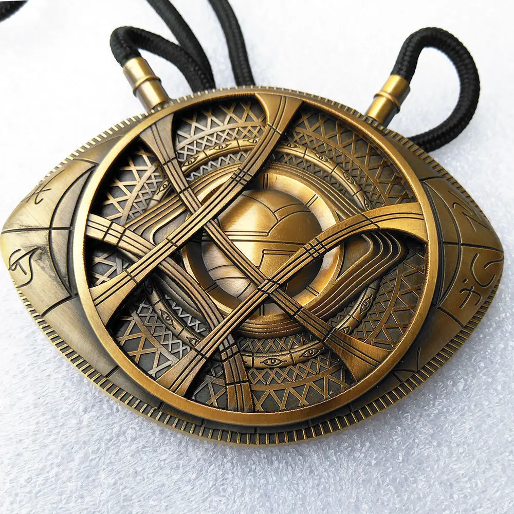 Le 3eme Oeil De Dr Strange New Dr Doctor Strange Pendant Eye of Agamotto Necklace Cosplay Prop