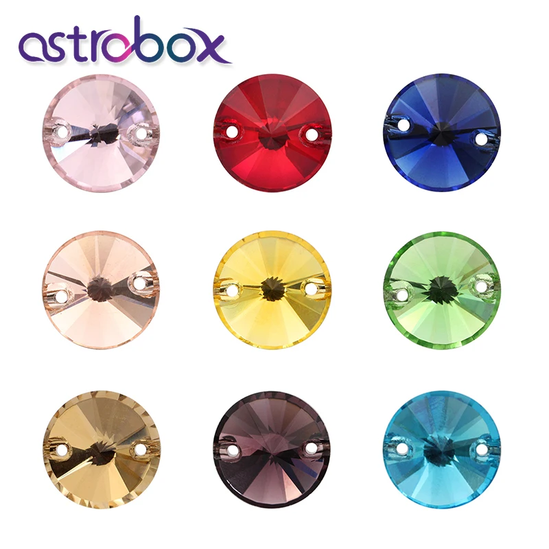 

Top Quality Luxury Rivoli Sewing stones K9 Glass Crystal Flat Back Sew on rhinestone DIY Clothes Garment Handmade Shoes Ornament