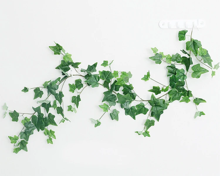 Artificial Ivy Leaf Eucalyptus Leaves Home Decor Wedding Decoration Plants Plastic Green Long Vine Fake Foliage Handmade 180cm