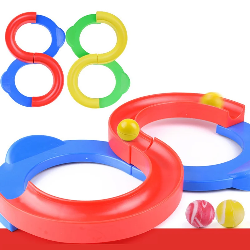 

88 Race Track Ball Toys Building Blocks Slide Hand-eye Coordination Training Teaching Equipment Toy Gift for Children