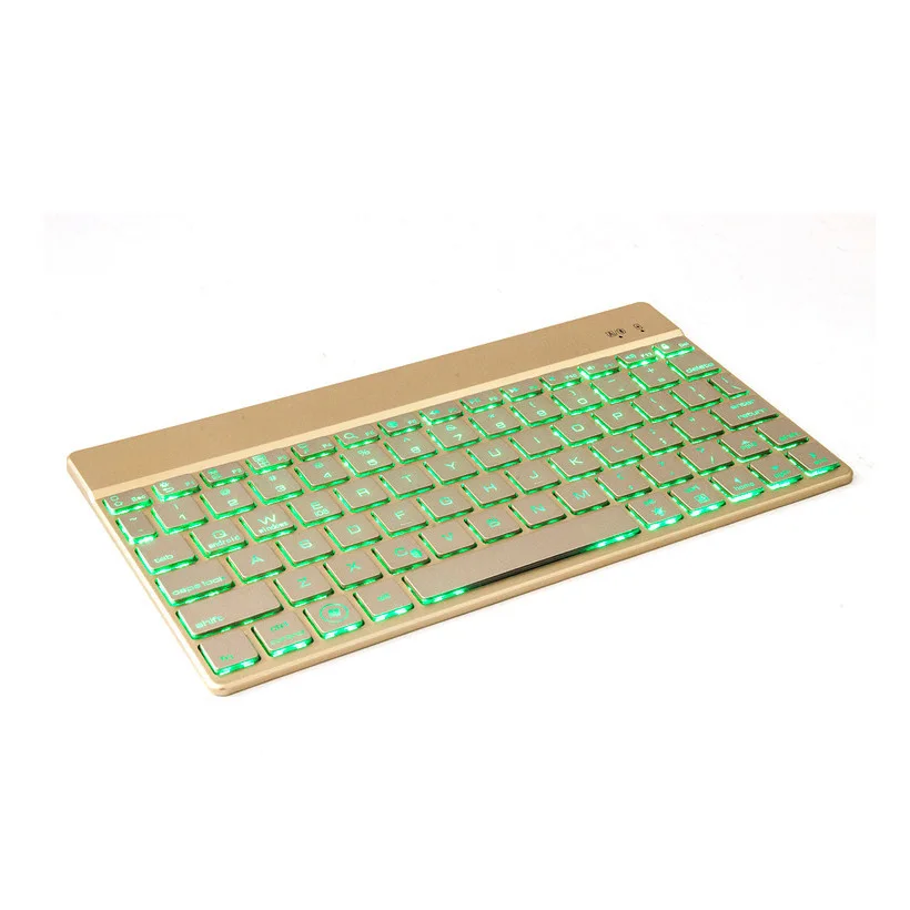 

5pcs/lot Wireless Bluetooth 3.0 Keyboard Ultra Slim Aluminium LED Backlight Keyboard suit Android Windows IOS Devices F3S/F3