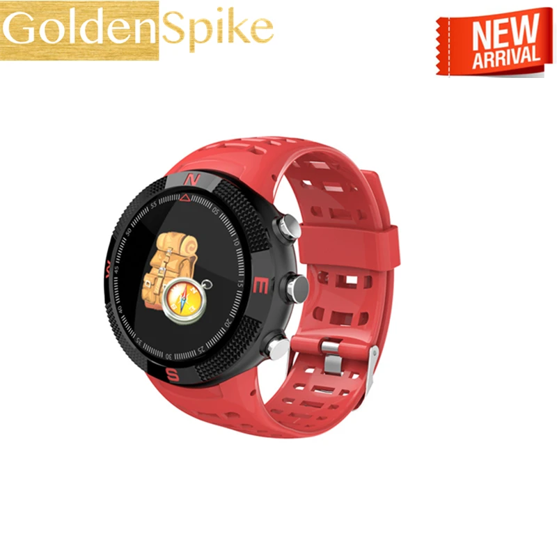 

2019New Bluetooth 4.2 smartwatch F18 support Heart Rate Monitor IP68 waterproof smart watch women men IP68 Waterproof GPS record