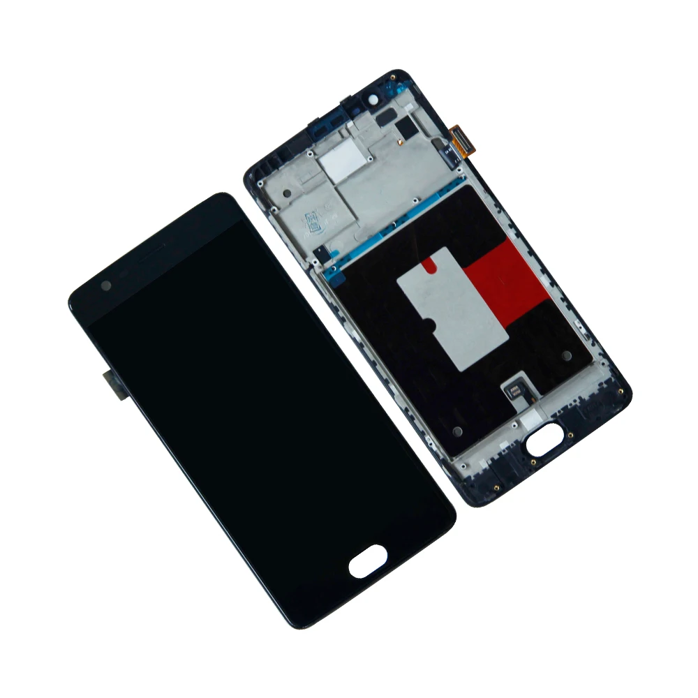 Продажа ЖК дисплей для OnePlus 3T Oneplus 3 A3010 A3000 A3003 ЖК дисплей кодирующий преобразователь сенсорного экрана в сборе с рамкой запасные части