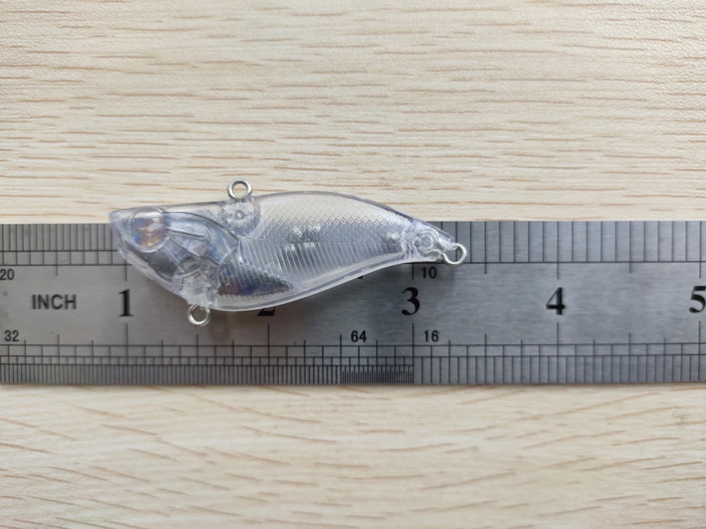 Señuelo De Pesca Sin Pintar, Cebo Artificial, 60mm, 12,5g, Blanco, FO19