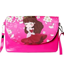 Сумки-мессенджеры для девочек с рисунком вишни, Детские Женские сумки через плечо, женские сумки на плечо для девочек, вечерние сумки