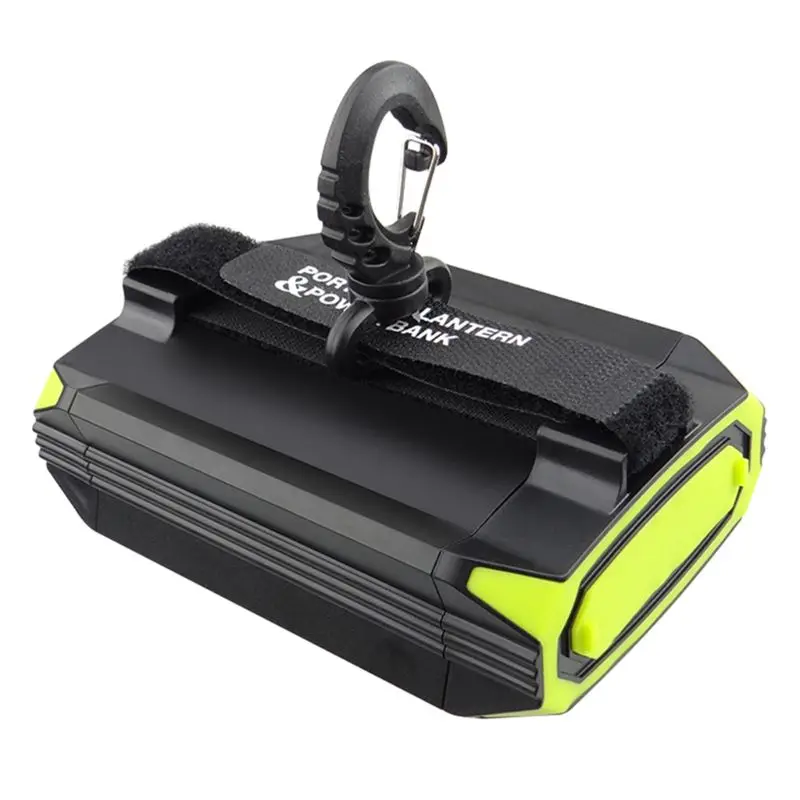 

Outdoor Camping Flashlight Mobile Power Bank With USB Port Portable Hanging Lamp Tent Light