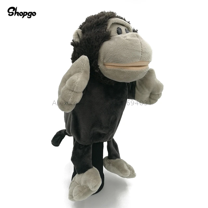 

Black Gorilla Golf Driver Headcover 460cc Cartoon Animal Golf Woods Head Cover Sporting Goods Accessory Mascot Novelty Cute Gift