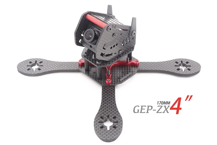 Corrida de Braço para Fpv Geprc - Gep-zx5 190mm Gep-zx6 225 Milímetros 4-eixo 3 k Carbono Fibra Quadro 4 mm & Quadcopter Diy Fpv Gep-zx4 170mm - Image 3