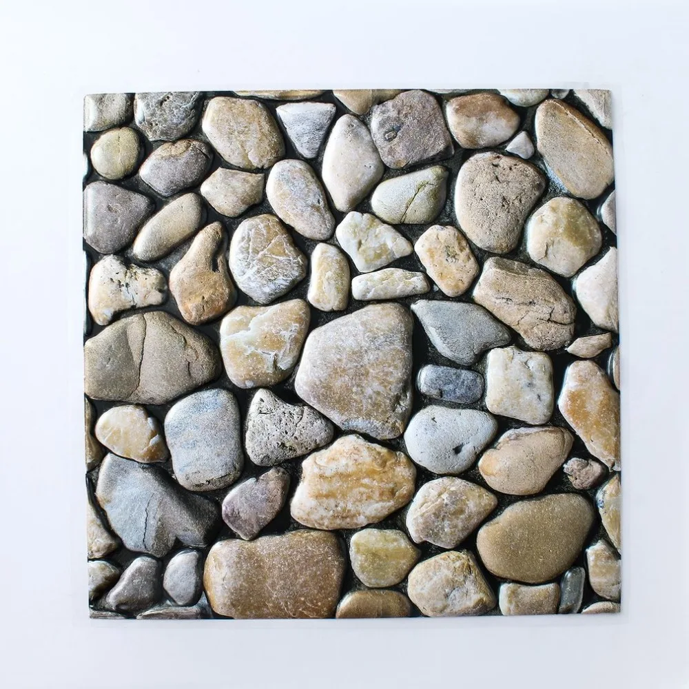 Removable 30X30CM PVC 3D Style Tiles Waterproof Self-adhesive Stickers Home Bathroom Kitchen Wall Stickers Decoration