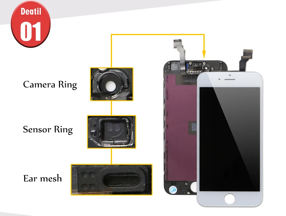 AAA+++ качественный дисплей для Iphone 6, ЖК-дисплей, сменный сенсорный экран, дигитайзер, сборка для Iphone 6 plus 6s 5S, ЖК-экран