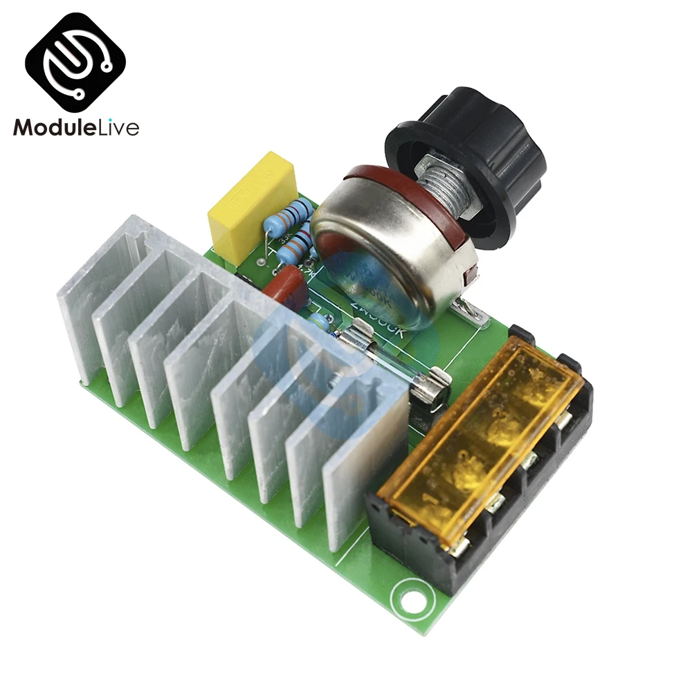 

4000W 0-220V AC SCR Electric Voltage Regulator Motor Speed Controller Expansion board module Silicon regulator board
