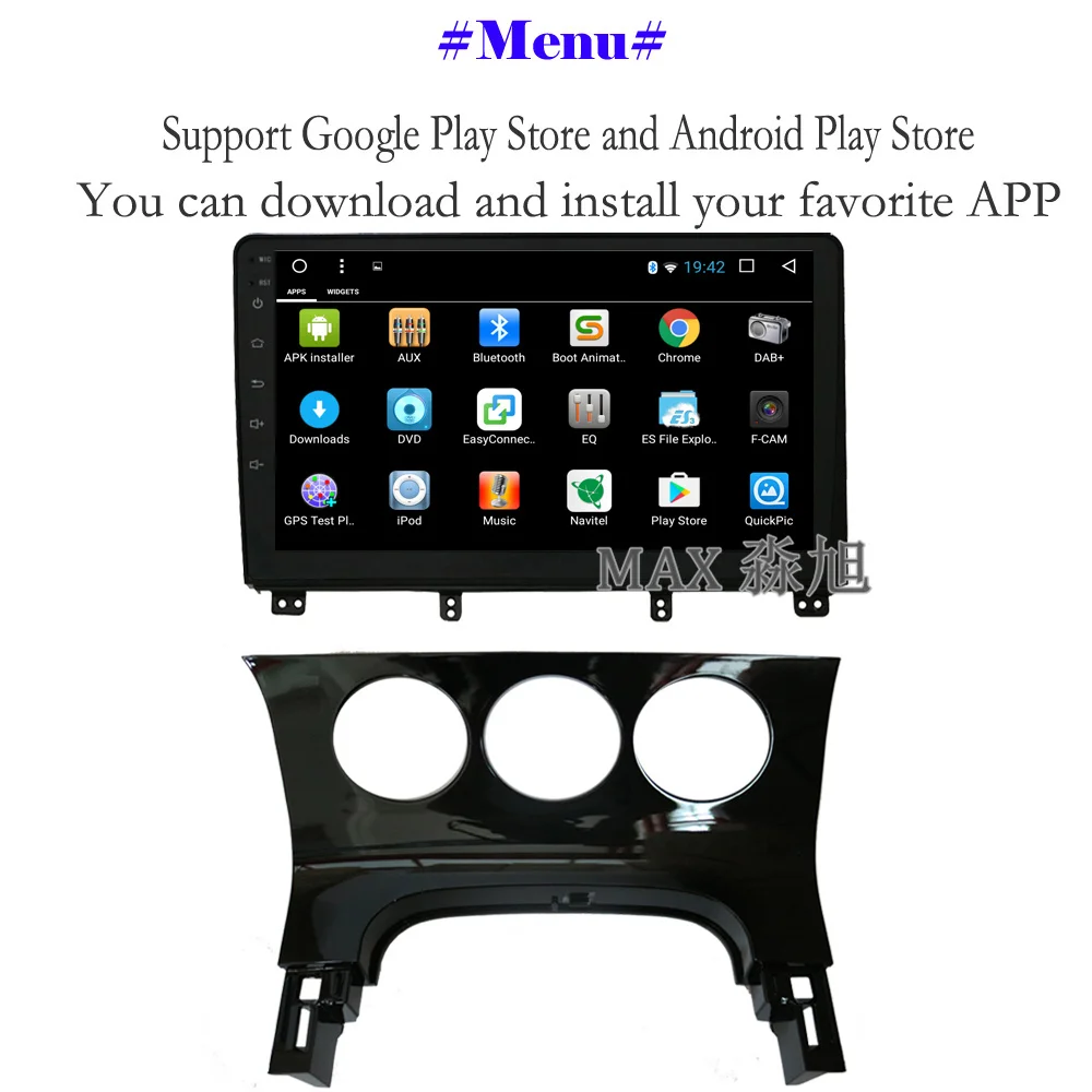 Top MAX 9" Android 8.1 2G 16G GPS navigation Car DVD Player for Peugeot 3008 2009 2010-2015 Car Radio RDS Bluetooth WiFi SWC Maps 2