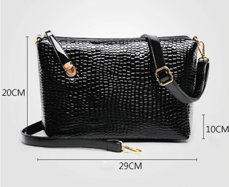 6 Pieces Women Handbag Crocodile PU Female Shoulder Bags Bolsas Feminina Big Capacity Bag Femme Designer Set Handbags SS0292 (22)