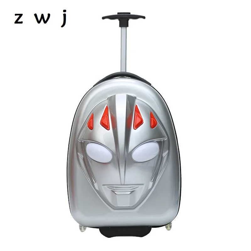 

Cheap Cartoon Ultraman Trolley Suitcase PC Luggage Children Carry Ons Travel Trolley Backpack Rolling Luggage sets