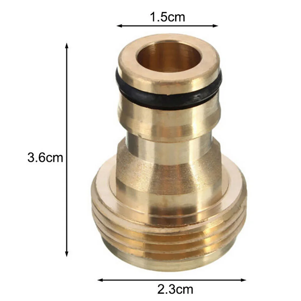 Латунные смесители стандартный разъем стиральная машина пистолет фитинг быстрого соединения для трубы соединения для садовых инструментов случайный 1 шт
