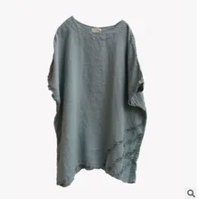 Продукт выпуск летом, дизайн свободный большой ярдов хлопок белье Женская футболка