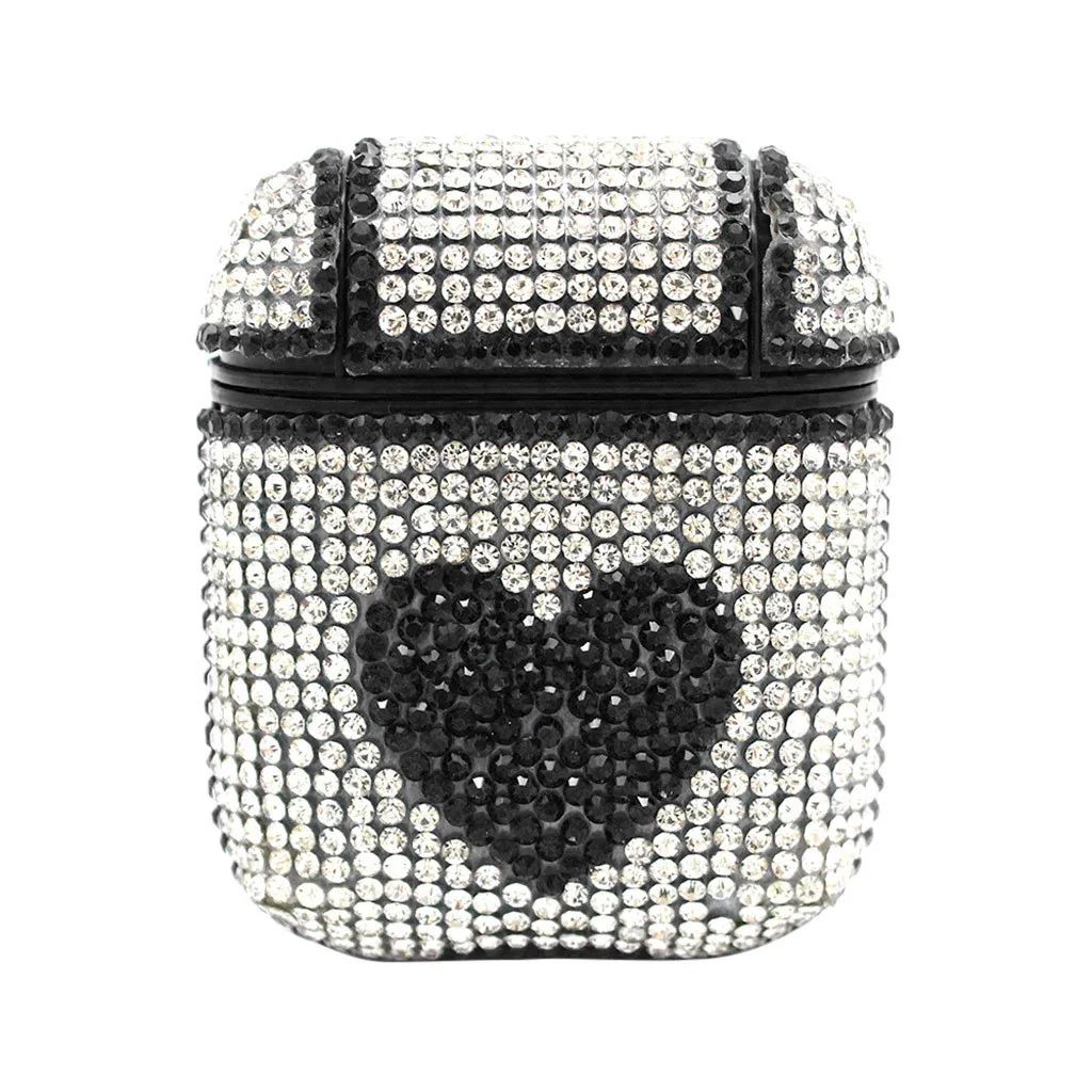 CARPRIE Bling Роскошные бриллианты heartshaped защитный чехол для airpods Drop.